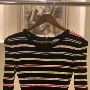Milly Mini Striped Knit Dress